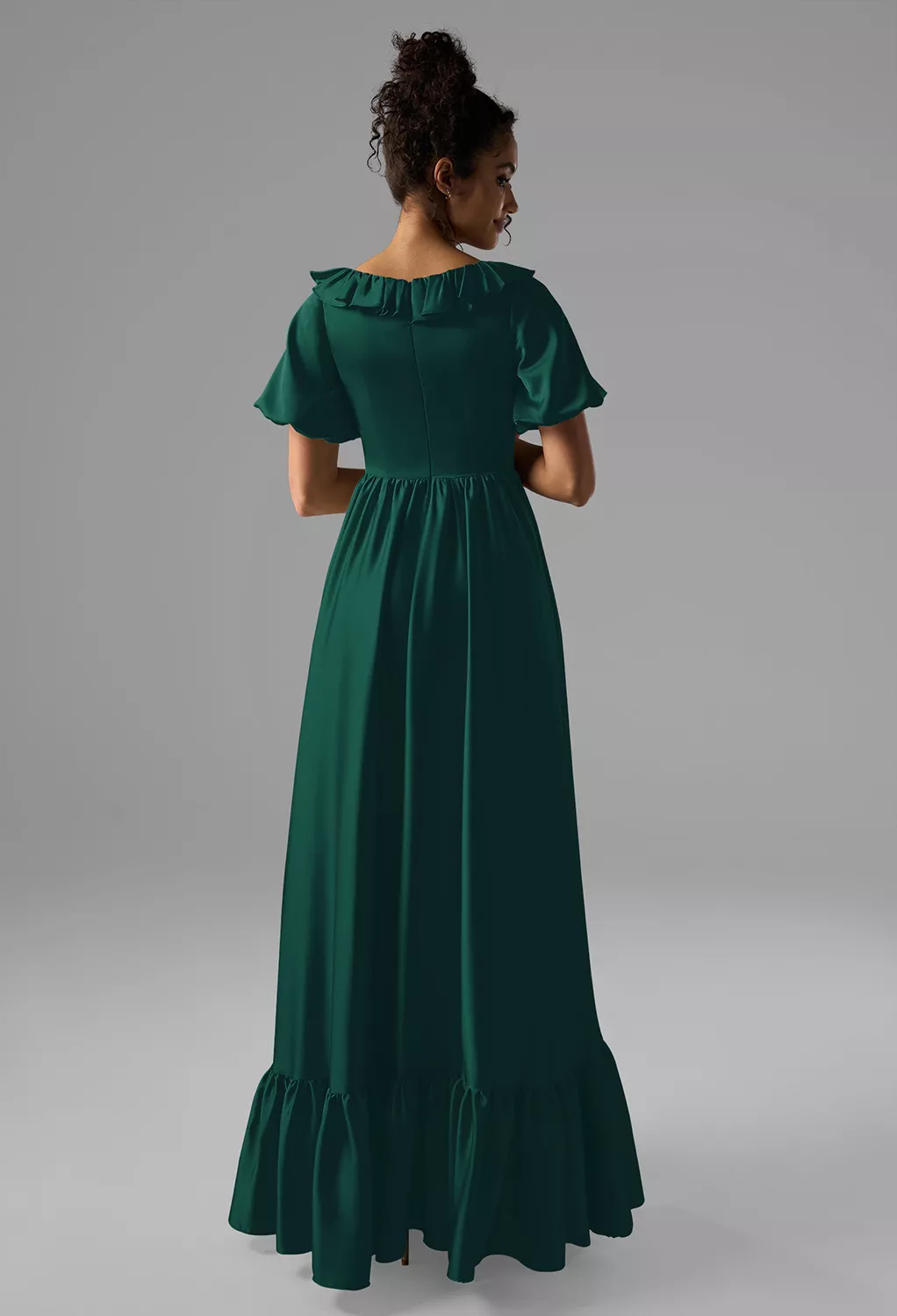 AW Sumayyah Hunter Green  Bridesmaid Dresses